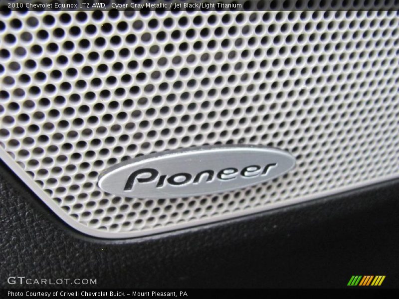 Cyber Gray Metallic / Jet Black/Light Titanium 2010 Chevrolet Equinox LTZ AWD