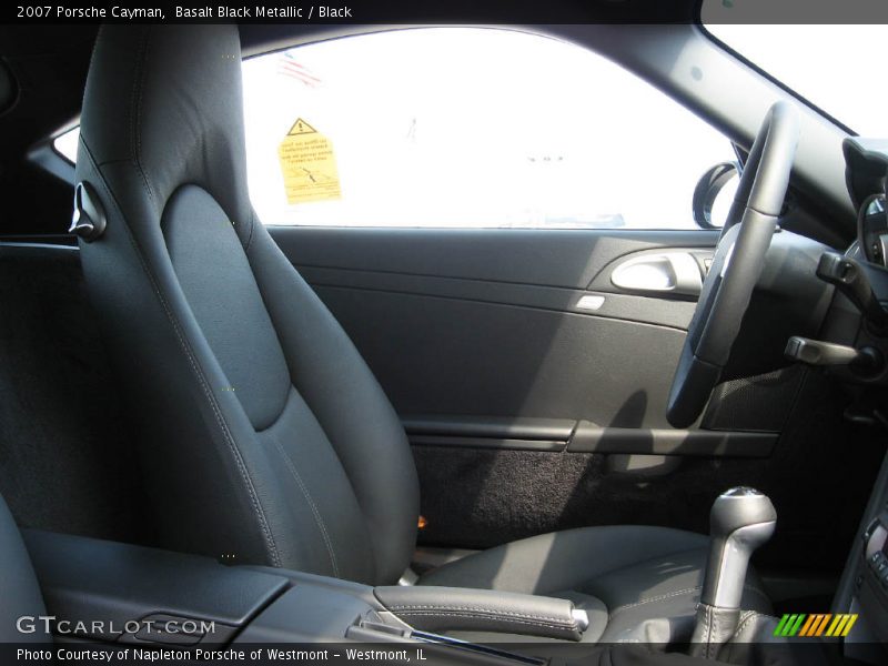 Basalt Black Metallic / Black 2007 Porsche Cayman