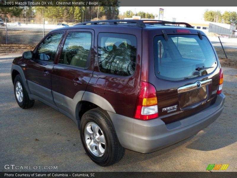 Chestnut Metallic / Beige 2001 Mazda Tribute DX V6