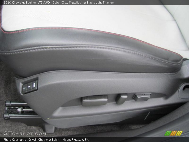 Cyber Gray Metallic / Jet Black/Light Titanium 2010 Chevrolet Equinox LTZ AWD