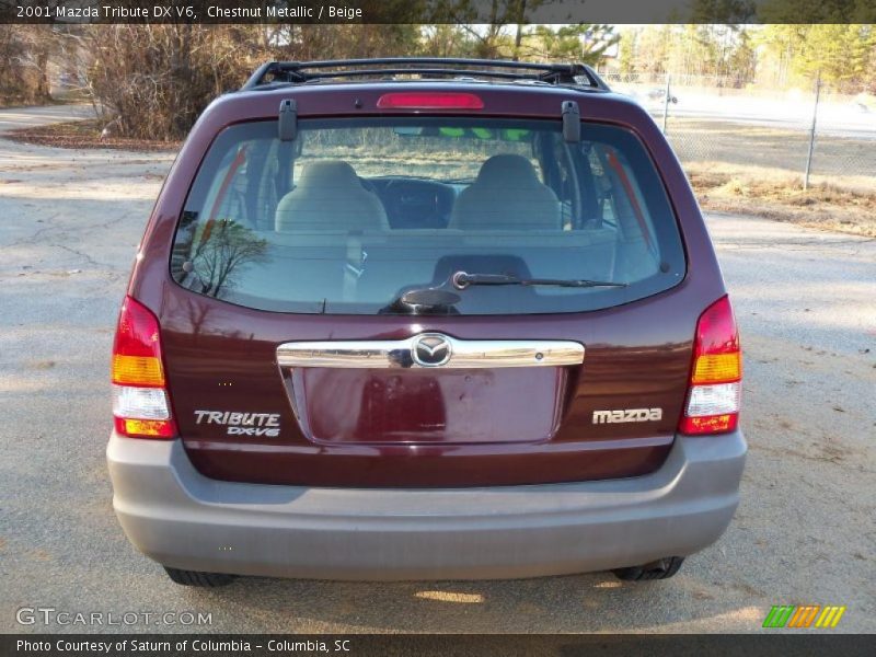 Chestnut Metallic / Beige 2001 Mazda Tribute DX V6