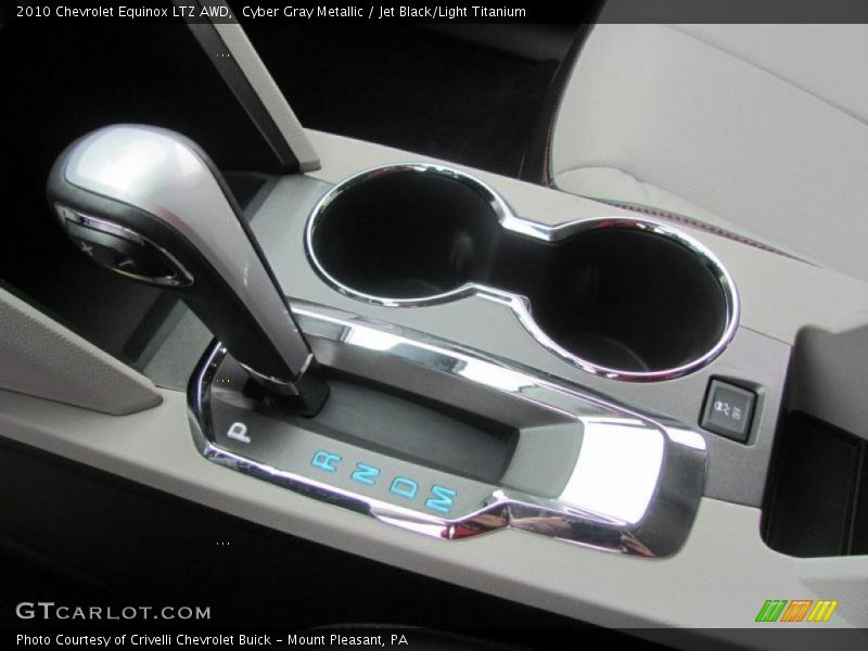 Cyber Gray Metallic / Jet Black/Light Titanium 2010 Chevrolet Equinox LTZ AWD