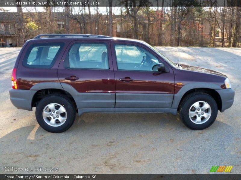 Chestnut Metallic / Beige 2001 Mazda Tribute DX V6