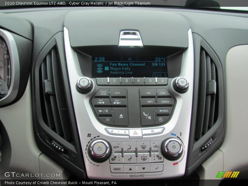 Cyber Gray Metallic / Jet Black/Light Titanium 2010 Chevrolet Equinox LTZ AWD