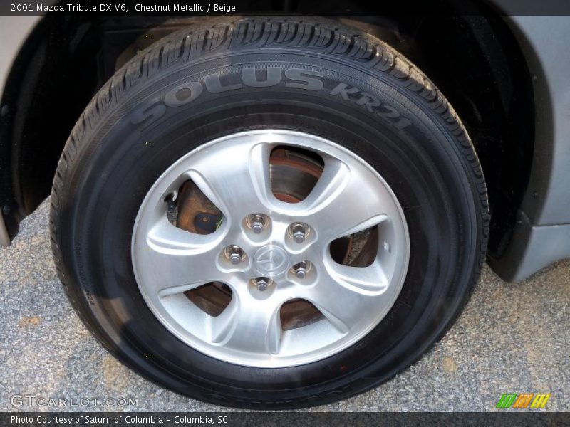 Chestnut Metallic / Beige 2001 Mazda Tribute DX V6