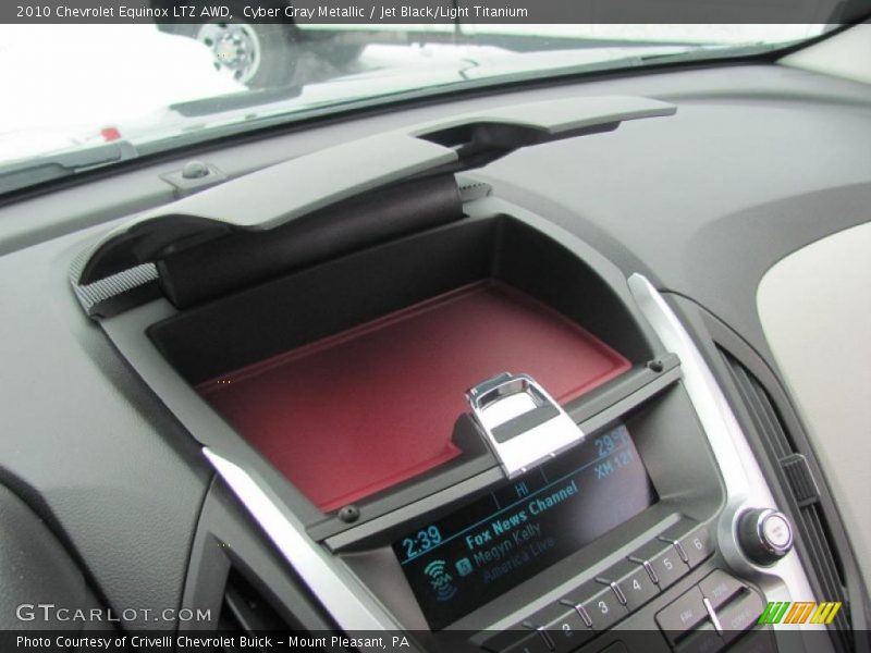 Cyber Gray Metallic / Jet Black/Light Titanium 2010 Chevrolet Equinox LTZ AWD