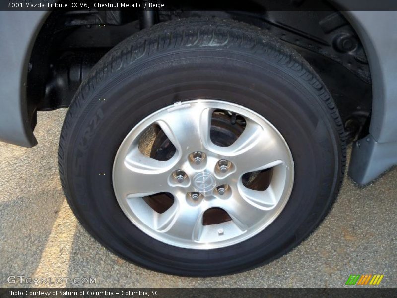 Chestnut Metallic / Beige 2001 Mazda Tribute DX V6