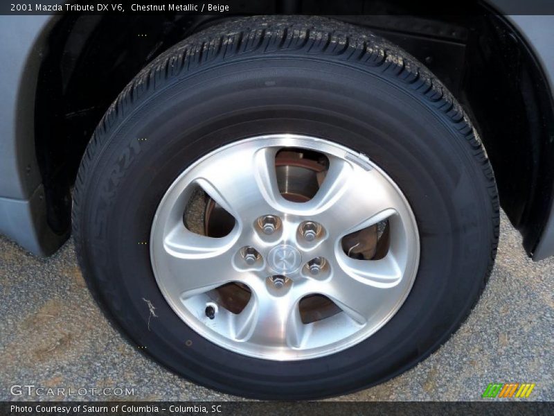 Chestnut Metallic / Beige 2001 Mazda Tribute DX V6
