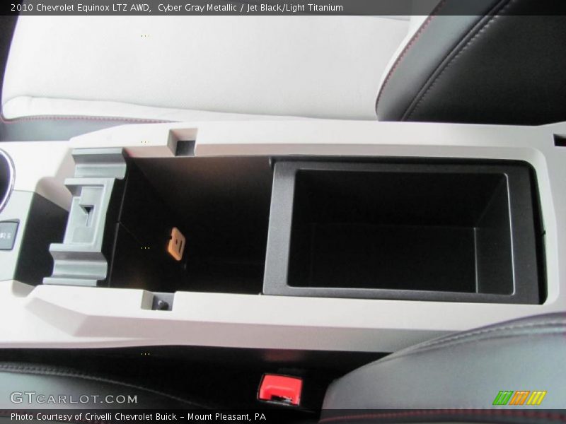 Cyber Gray Metallic / Jet Black/Light Titanium 2010 Chevrolet Equinox LTZ AWD