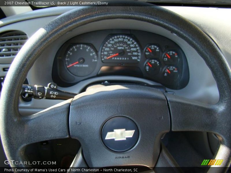 Black / Light Cashmere/Ebony 2007 Chevrolet TrailBlazer LS