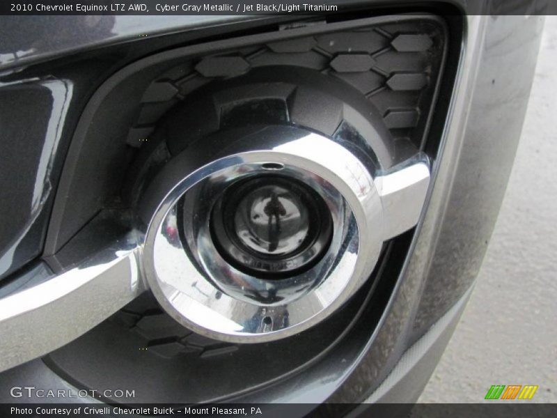 Cyber Gray Metallic / Jet Black/Light Titanium 2010 Chevrolet Equinox LTZ AWD