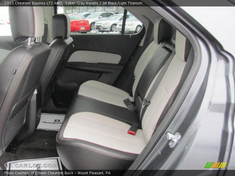 Cyber Gray Metallic / Jet Black/Light Titanium 2010 Chevrolet Equinox LTZ AWD