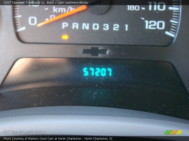 Black / Light Cashmere/Ebony 2007 Chevrolet TrailBlazer LS
