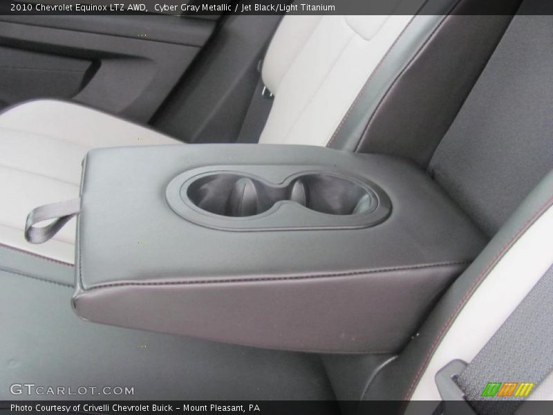 Cyber Gray Metallic / Jet Black/Light Titanium 2010 Chevrolet Equinox LTZ AWD