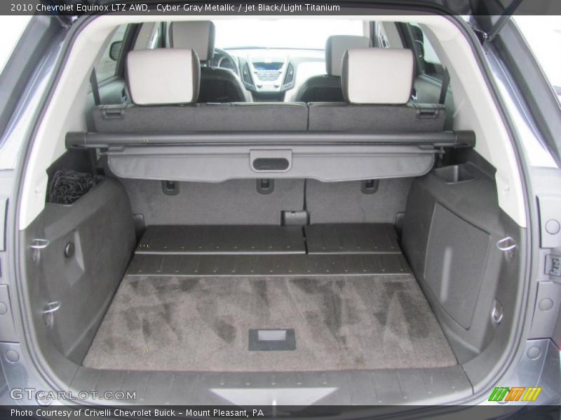 Cyber Gray Metallic / Jet Black/Light Titanium 2010 Chevrolet Equinox LTZ AWD