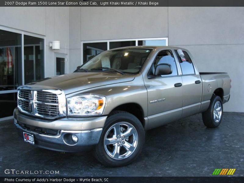 Light Khaki Metallic / Khaki Beige 2007 Dodge Ram 1500 Lone Star Edition Quad Cab