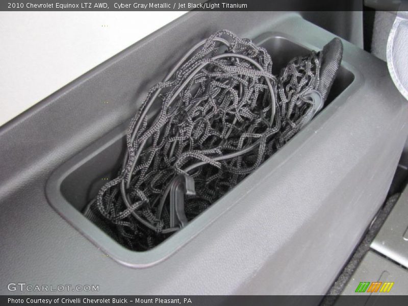 Cyber Gray Metallic / Jet Black/Light Titanium 2010 Chevrolet Equinox LTZ AWD