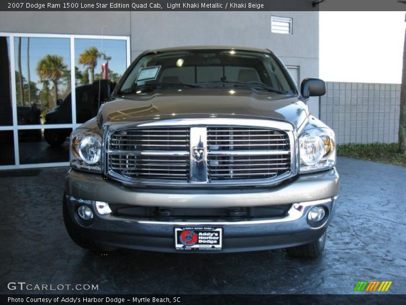 Light Khaki Metallic / Khaki Beige 2007 Dodge Ram 1500 Lone Star Edition Quad Cab