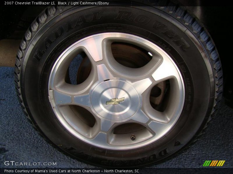 Black / Light Cashmere/Ebony 2007 Chevrolet TrailBlazer LS