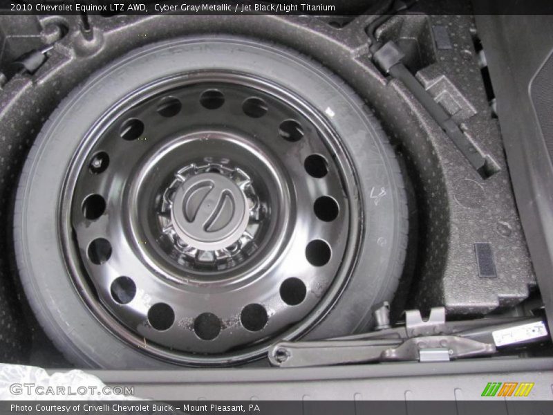 Cyber Gray Metallic / Jet Black/Light Titanium 2010 Chevrolet Equinox LTZ AWD
