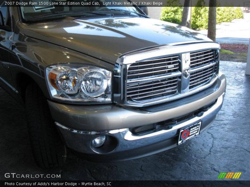 Light Khaki Metallic / Khaki Beige 2007 Dodge Ram 1500 Lone Star Edition Quad Cab