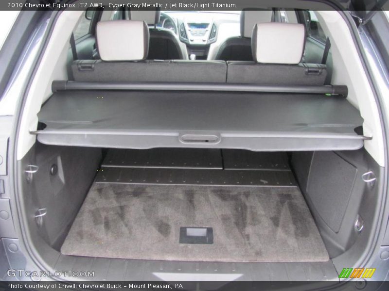 Cyber Gray Metallic / Jet Black/Light Titanium 2010 Chevrolet Equinox LTZ AWD