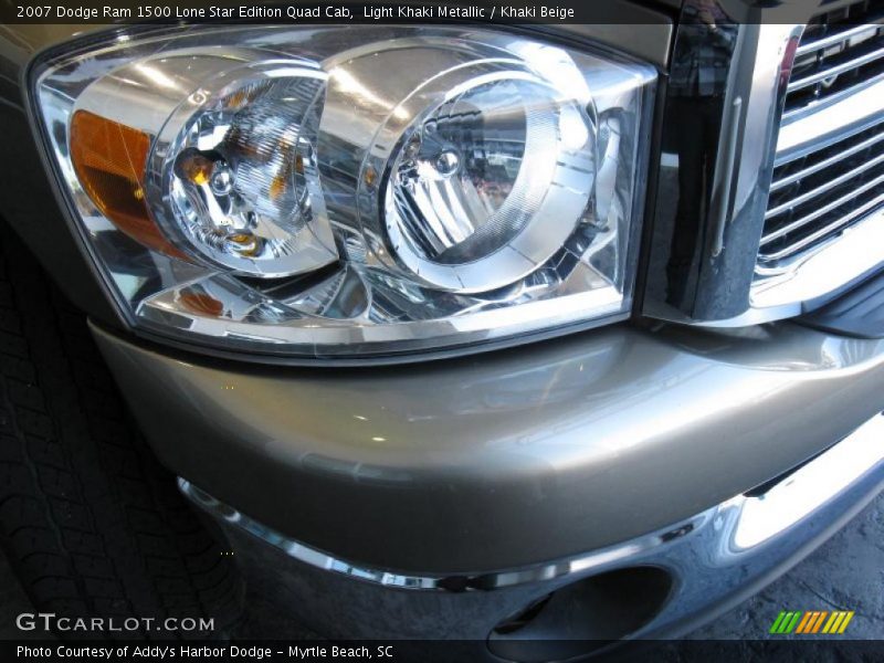 Light Khaki Metallic / Khaki Beige 2007 Dodge Ram 1500 Lone Star Edition Quad Cab