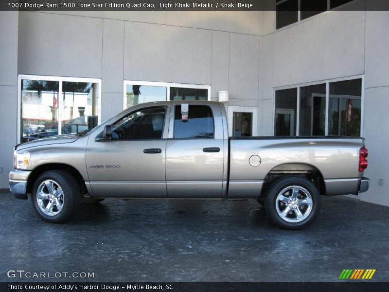 Light Khaki Metallic / Khaki Beige 2007 Dodge Ram 1500 Lone Star Edition Quad Cab