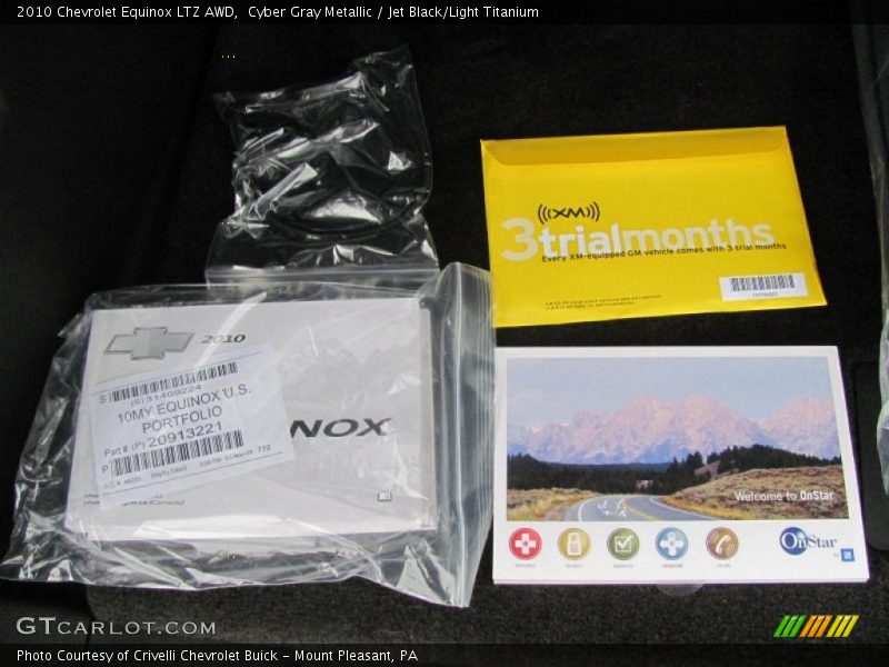 Cyber Gray Metallic / Jet Black/Light Titanium 2010 Chevrolet Equinox LTZ AWD