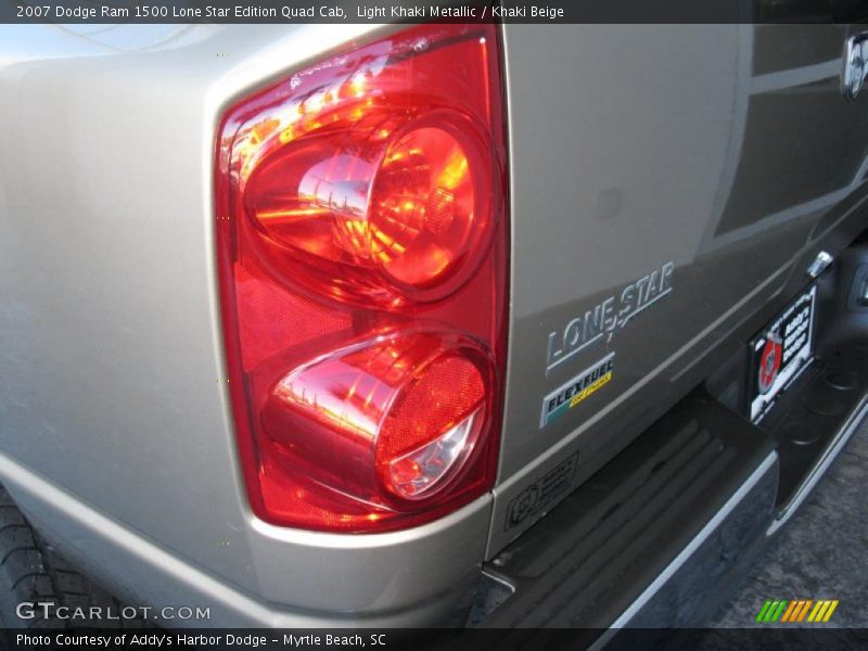 Light Khaki Metallic / Khaki Beige 2007 Dodge Ram 1500 Lone Star Edition Quad Cab