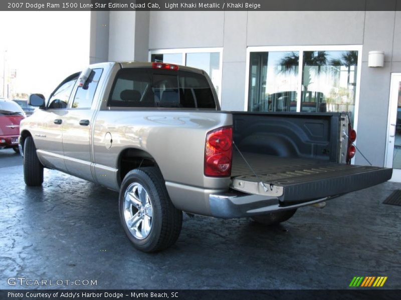 Light Khaki Metallic / Khaki Beige 2007 Dodge Ram 1500 Lone Star Edition Quad Cab