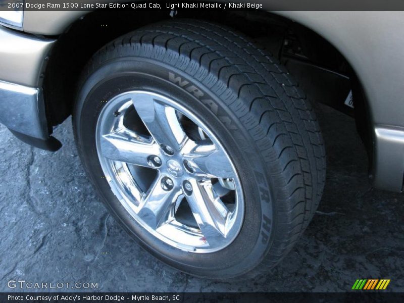 Light Khaki Metallic / Khaki Beige 2007 Dodge Ram 1500 Lone Star Edition Quad Cab