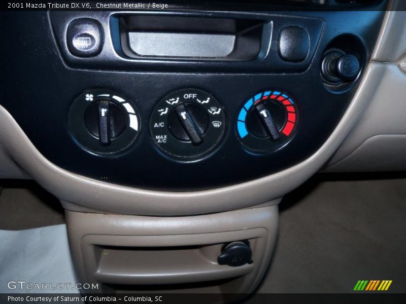 Chestnut Metallic / Beige 2001 Mazda Tribute DX V6