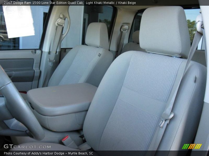 Light Khaki Metallic / Khaki Beige 2007 Dodge Ram 1500 Lone Star Edition Quad Cab