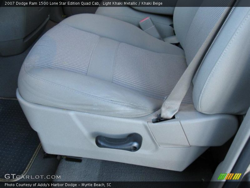 Light Khaki Metallic / Khaki Beige 2007 Dodge Ram 1500 Lone Star Edition Quad Cab