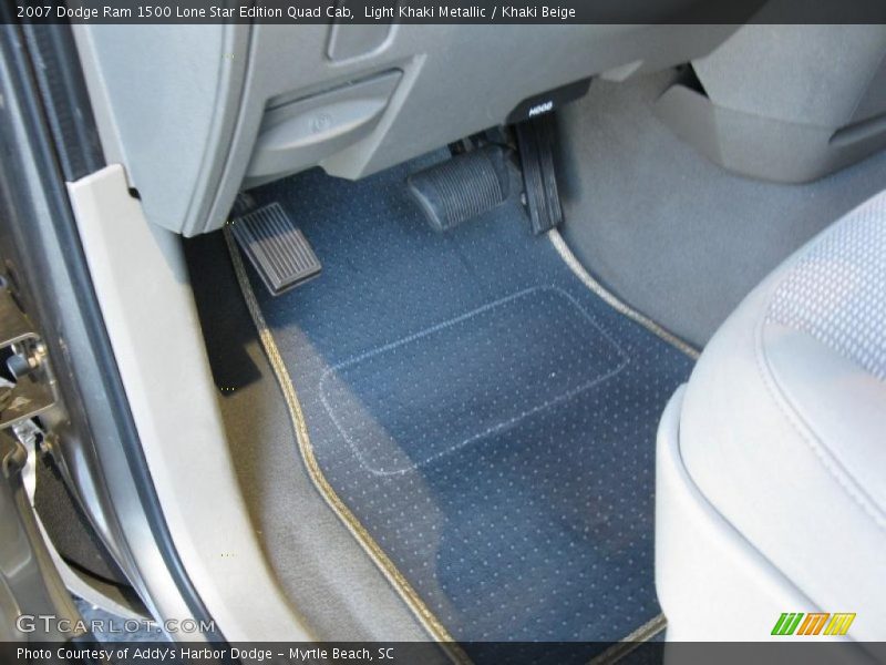Light Khaki Metallic / Khaki Beige 2007 Dodge Ram 1500 Lone Star Edition Quad Cab