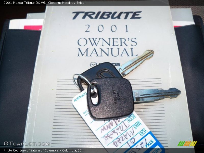 Chestnut Metallic / Beige 2001 Mazda Tribute DX V6