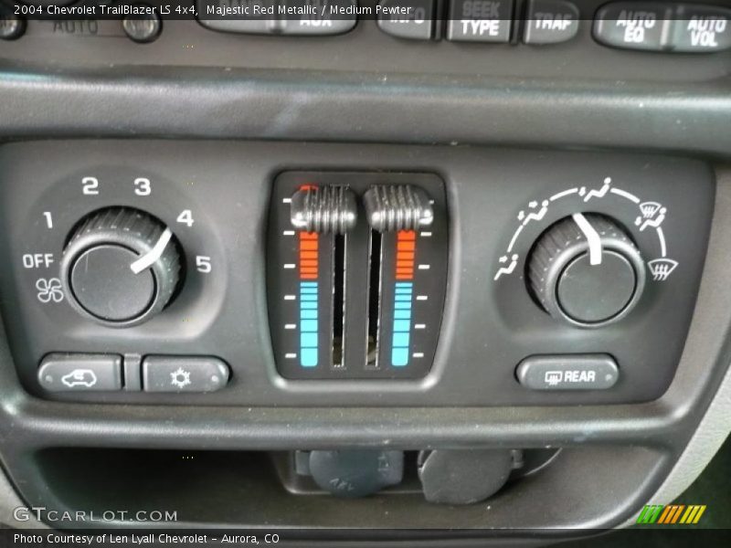 Majestic Red Metallic / Medium Pewter 2004 Chevrolet TrailBlazer LS 4x4
