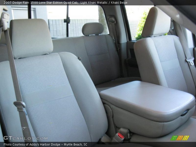 Light Khaki Metallic / Khaki Beige 2007 Dodge Ram 1500 Lone Star Edition Quad Cab