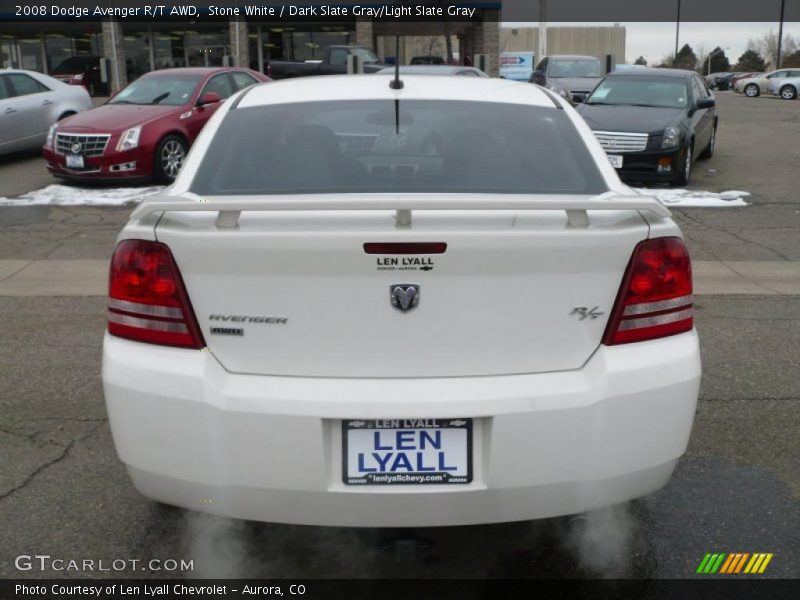 Stone White / Dark Slate Gray/Light Slate Gray 2008 Dodge Avenger R/T AWD