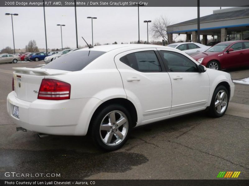 Stone White / Dark Slate Gray/Light Slate Gray 2008 Dodge Avenger R/T AWD