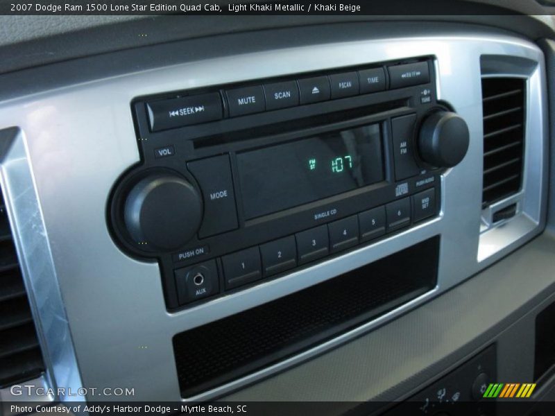 Light Khaki Metallic / Khaki Beige 2007 Dodge Ram 1500 Lone Star Edition Quad Cab