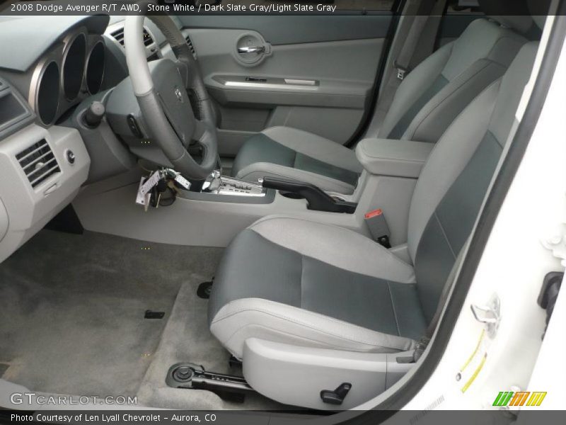 Stone White / Dark Slate Gray/Light Slate Gray 2008 Dodge Avenger R/T AWD