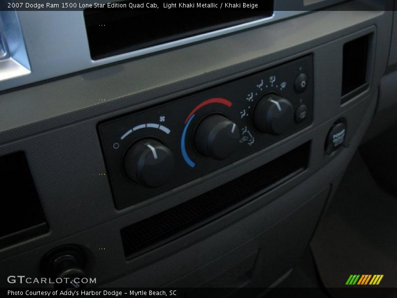Light Khaki Metallic / Khaki Beige 2007 Dodge Ram 1500 Lone Star Edition Quad Cab