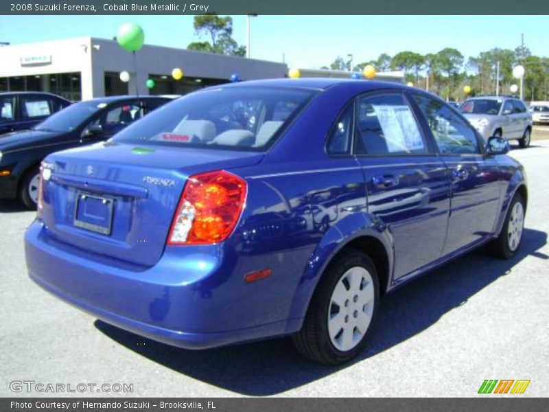 Cobalt Blue Metallic / Grey 2008 Suzuki Forenza