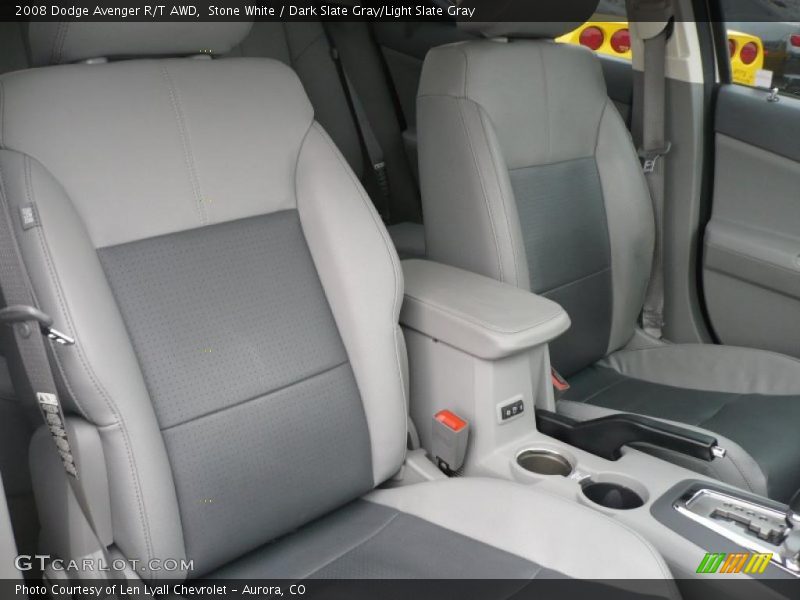 Stone White / Dark Slate Gray/Light Slate Gray 2008 Dodge Avenger R/T AWD