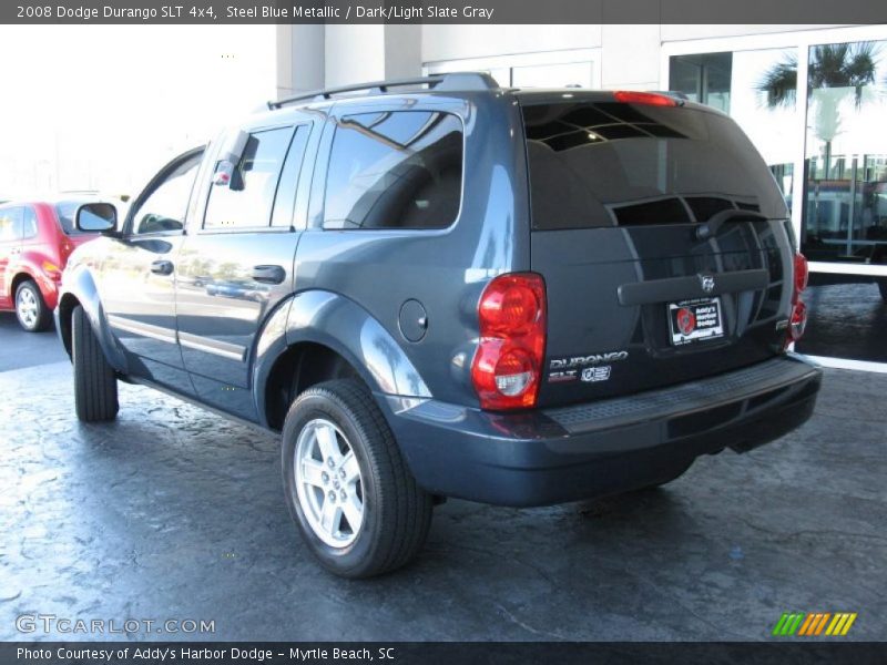 Steel Blue Metallic / Dark/Light Slate Gray 2008 Dodge Durango SLT 4x4