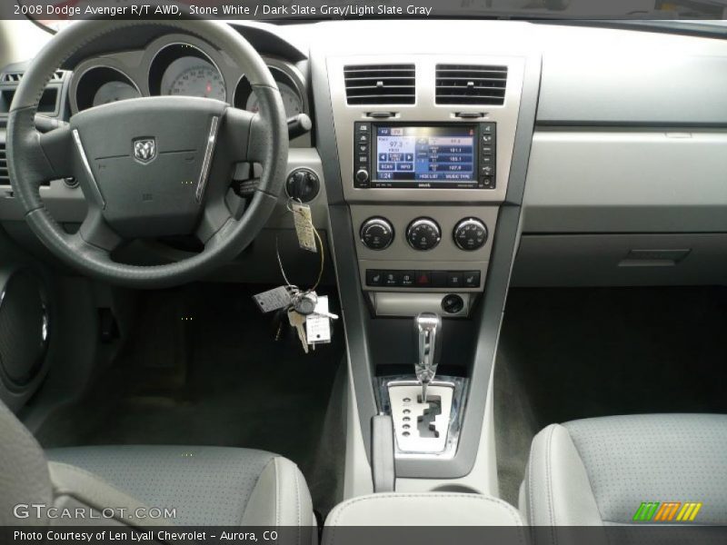 Stone White / Dark Slate Gray/Light Slate Gray 2008 Dodge Avenger R/T AWD