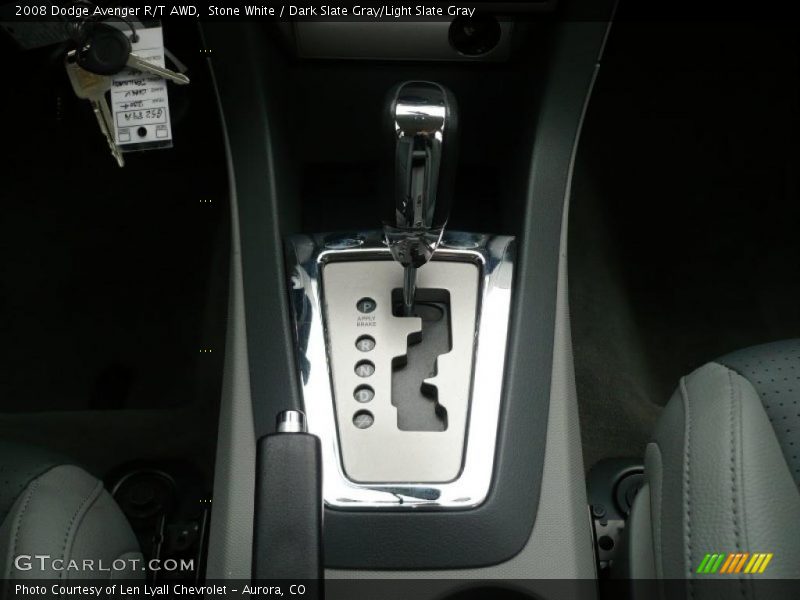 Stone White / Dark Slate Gray/Light Slate Gray 2008 Dodge Avenger R/T AWD