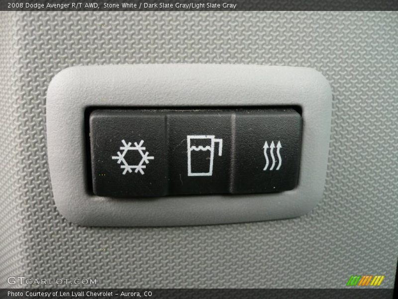 Stone White / Dark Slate Gray/Light Slate Gray 2008 Dodge Avenger R/T AWD